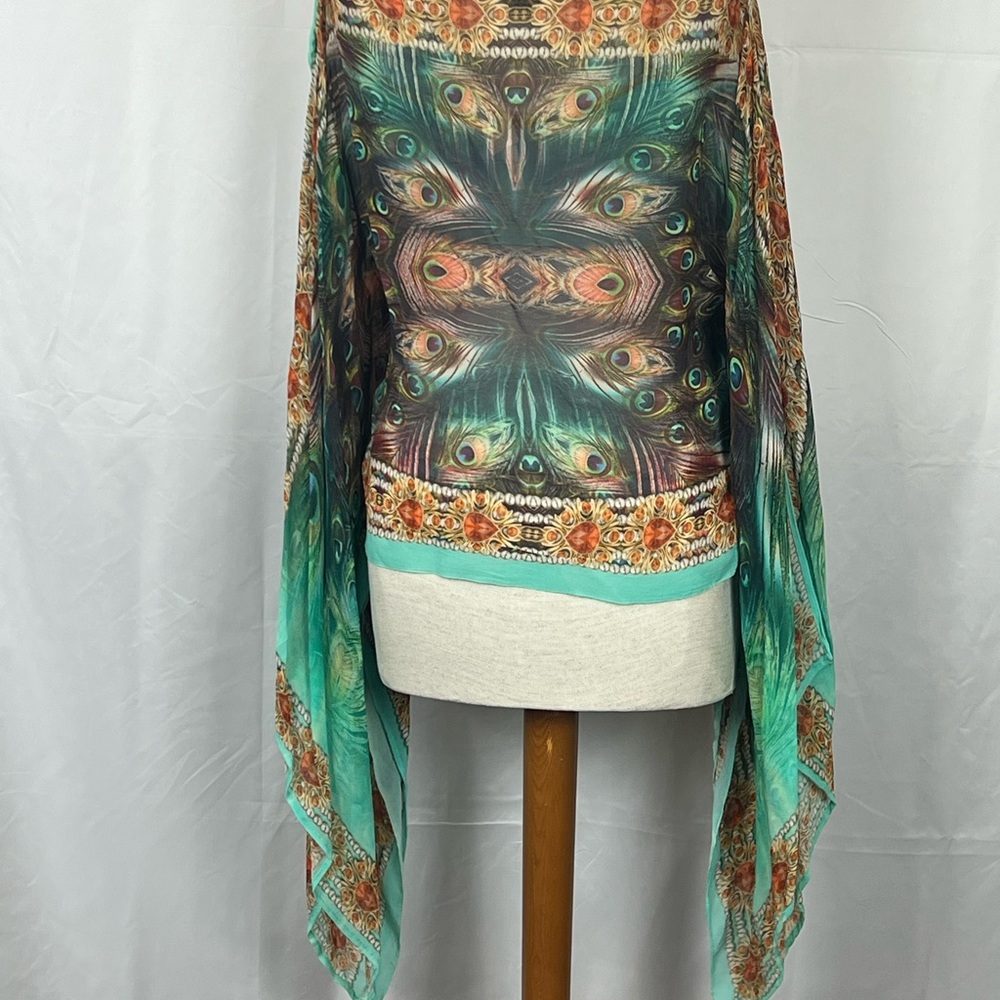 Renee’s Multicolor 3 pc outfit with crystal embellishments Size S $85